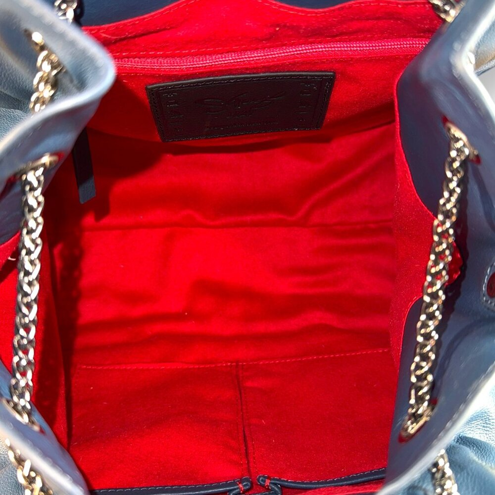 Sharif Legacy Haircalf Leather Drawstring Shoulder Bag - New without tags - Picture 14 of 16